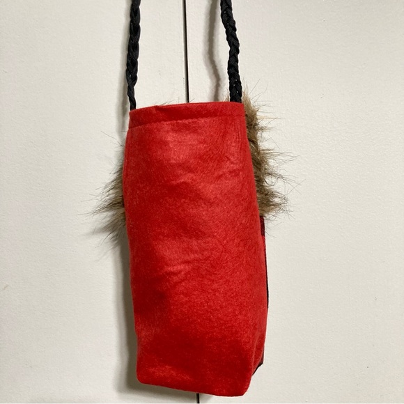 Crossbody Bag Small Plaid Buffalo Red Black Checkered Christmas Holiday Festive - Picture 6 of 11